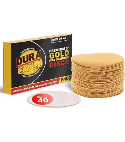 Amazon.com: 3M Hookit Gold Disc 216U, 00913, 3 in, P400 Grade, 50